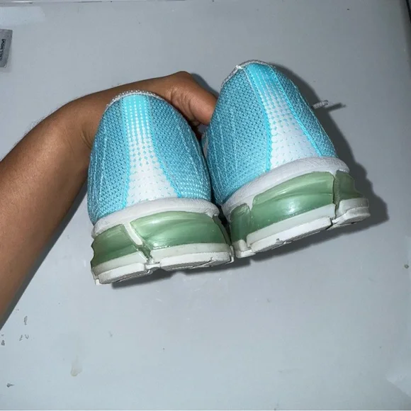 ASICS | Gel-Quantum 180 Womens running shoes Grey & Blue | Size 8.5 - Picture 6 of 9